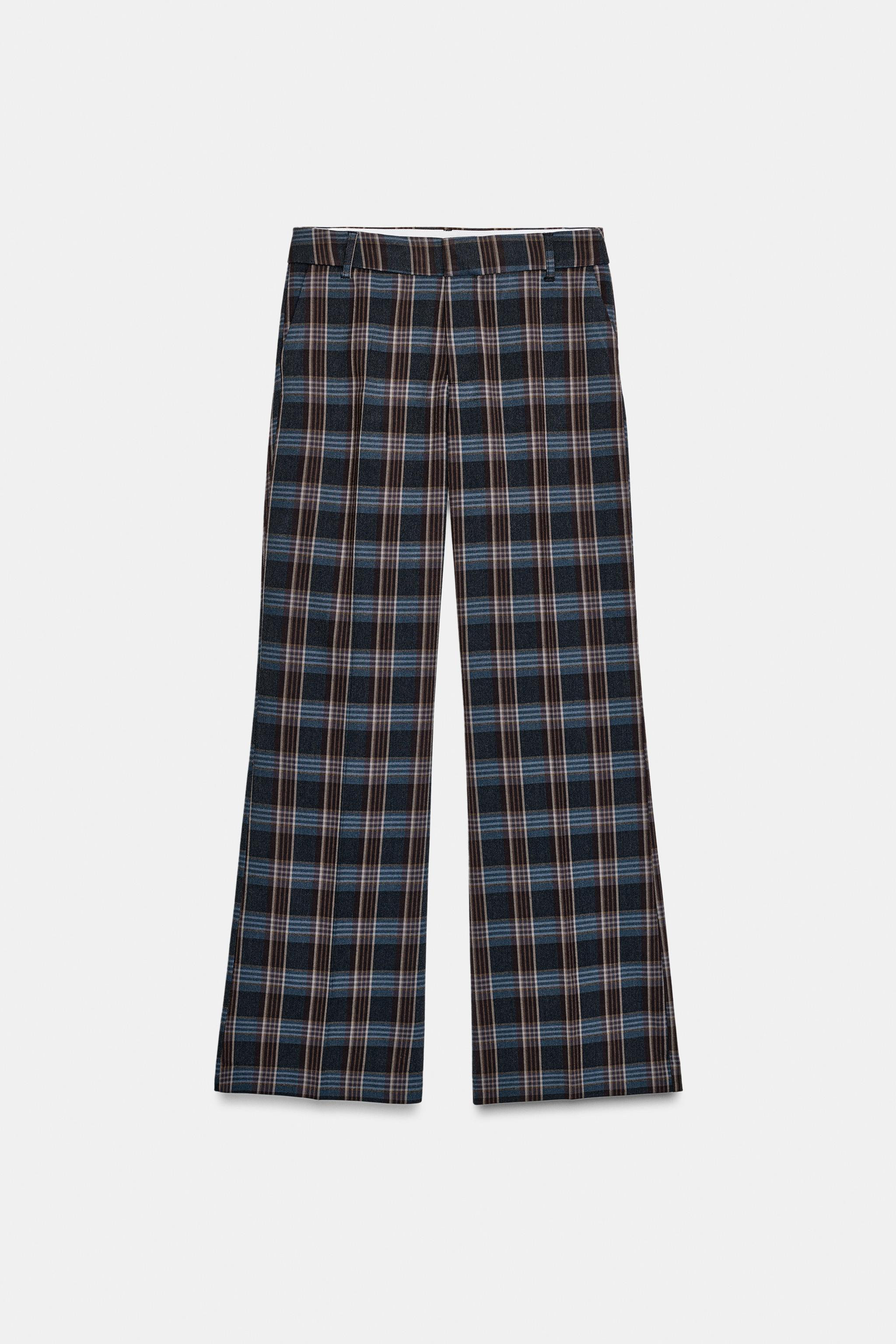 PLAID PANTS | Zara Canada
