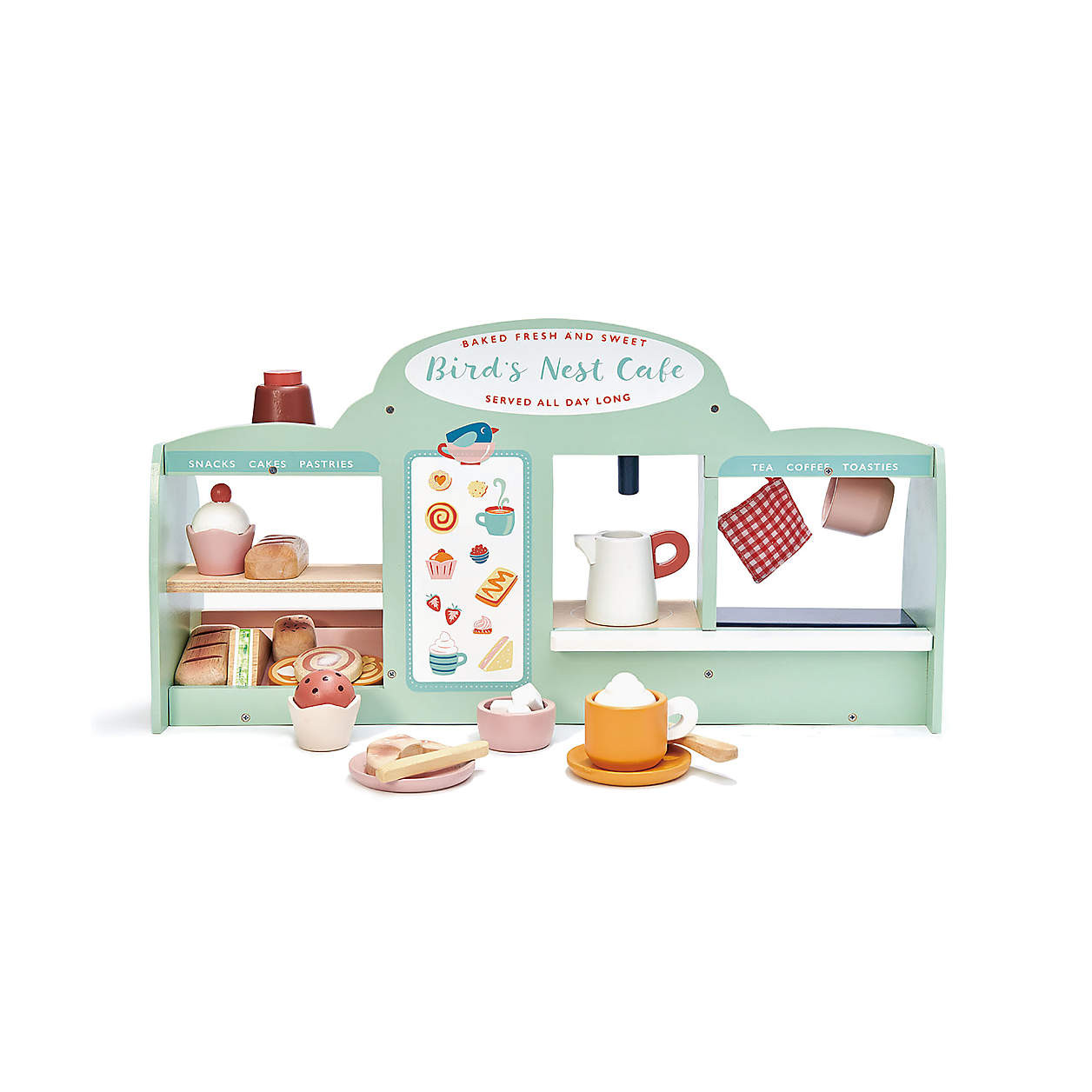 Tender Leaf Bird's Nest Cafe Kids Wooden Playset + Reviews | Crate & Kids | Crate & Barrel