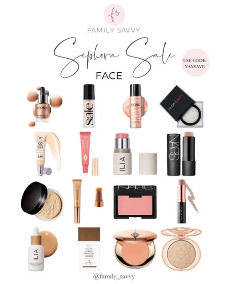 My must have face products! 
saie beauty, nars, charlotte tilbury, ilia, & so many more favorites 💗

Use code: YAYSAVE 

#LTKbeauty #LTKxSephora #LTKsalealert