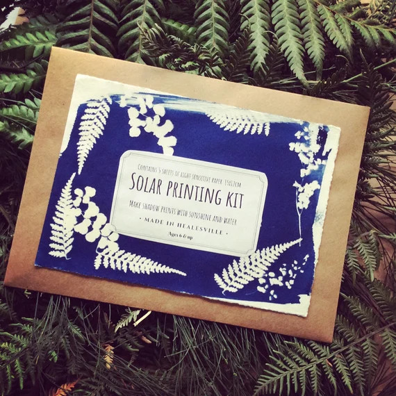 DIY Solar Printing Kit  Craft Kit  Cyanotype  Kit  Solar | Etsy | Etsy (US)
