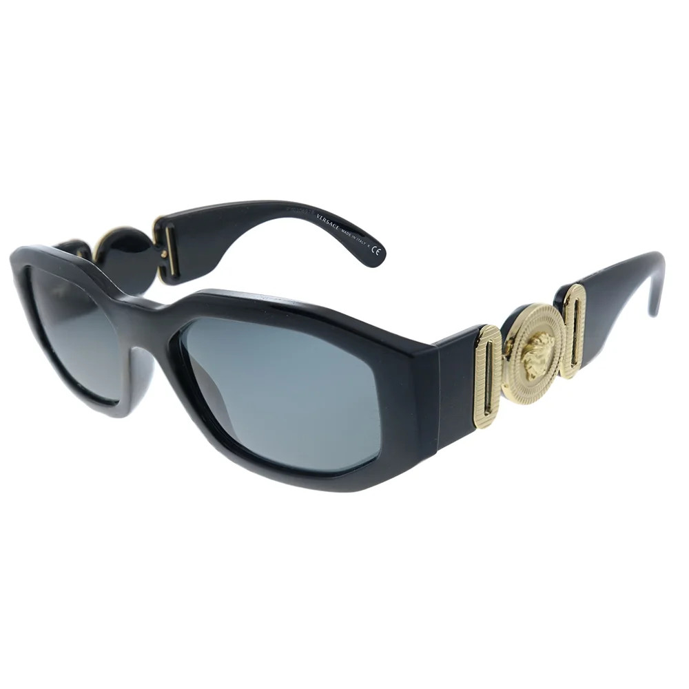 Versace VE 4361 Plastic Unisex Geometric Sunglasses Black 53mm Adult | Walmart (US)
