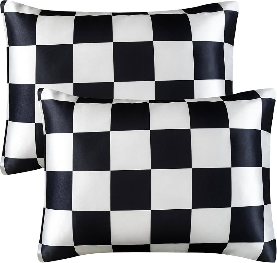 BEDELITE Satin Silk Pillowcase for Hair and Skin, Super Soft Pillow Cases Standard Size Set of 2 ... | Amazon (US)