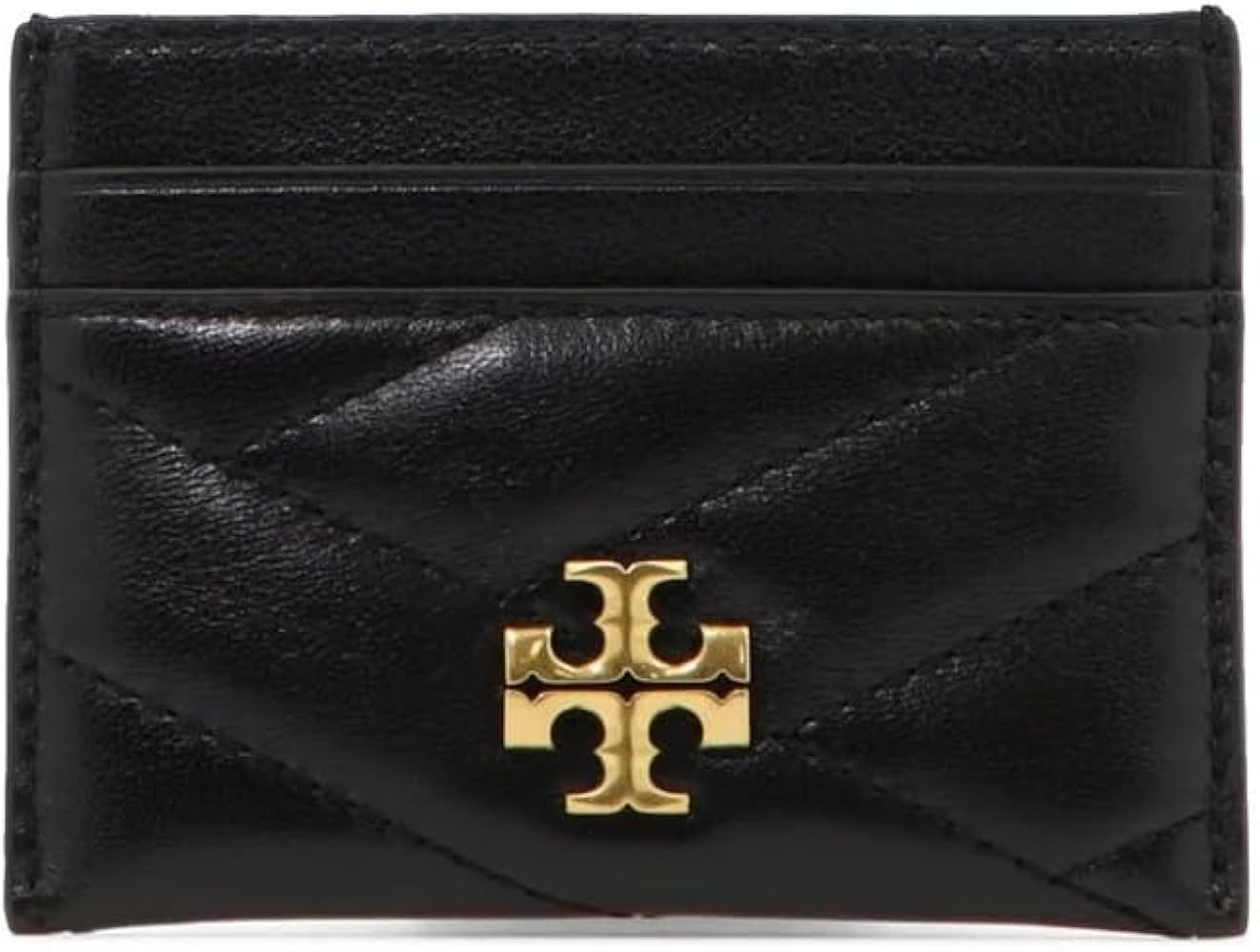 Tory Burch Women's Kira Chevron Diamond Quilt Card Case | Amazon (US)