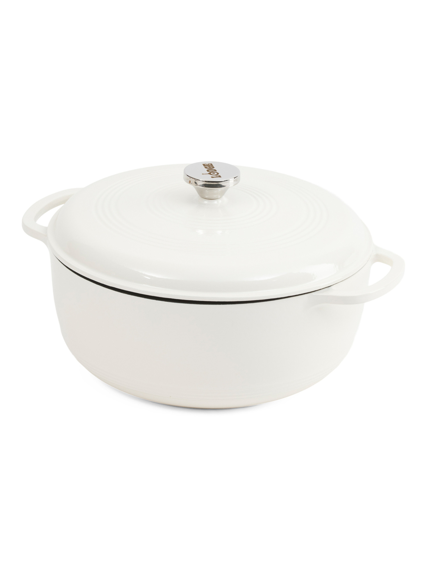 7.5qt Cast Iron Enameled Knob Dutch Oven | TJ Maxx