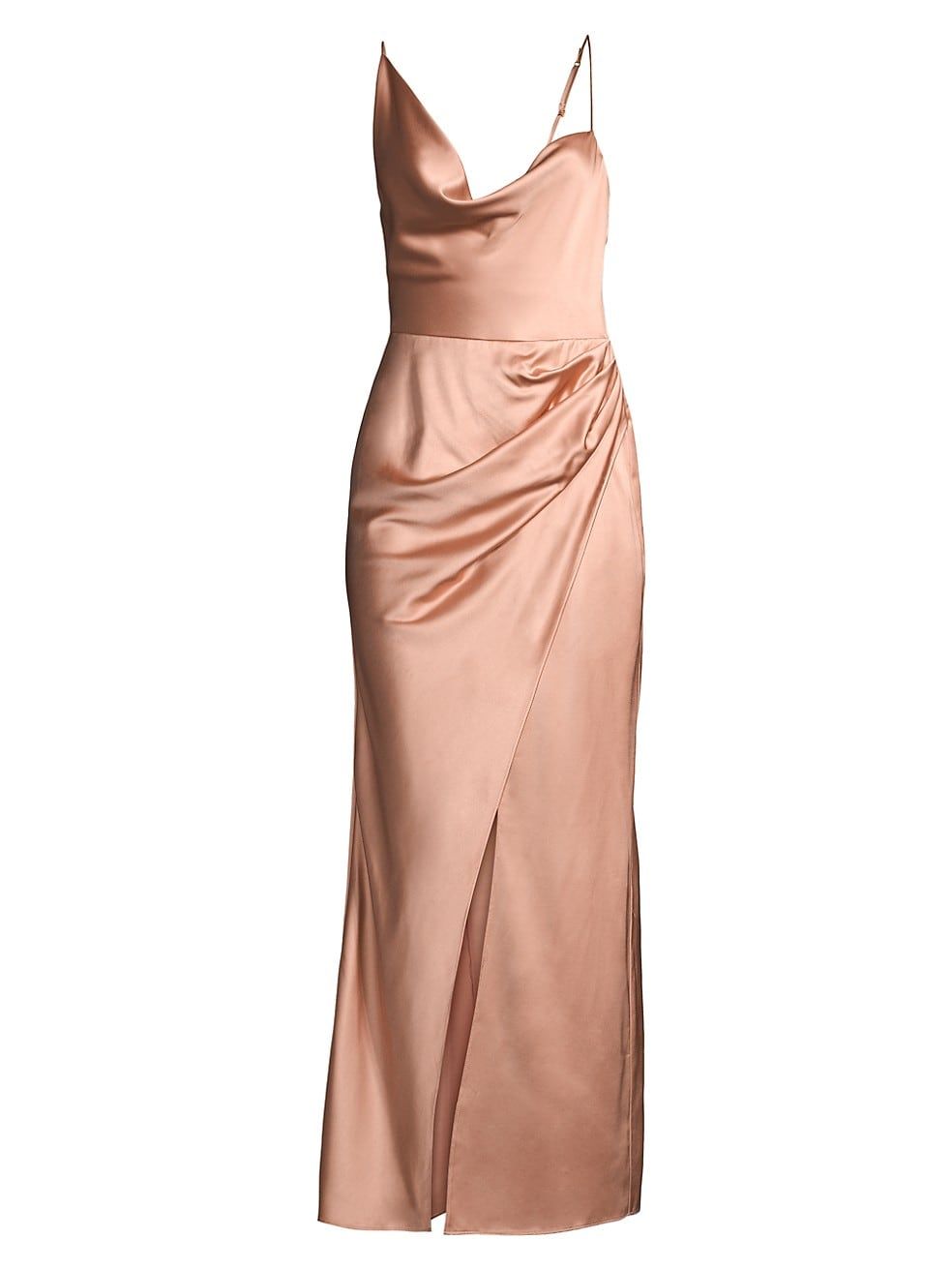 Significant Other Aria Gathered Satin Maxi Dress | Saks Fifth Avenue