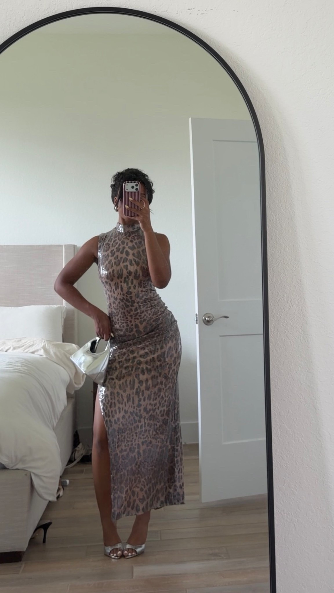 Sequin leopard print dress for the Michael movie 🎥🍿✨

#LTKootd