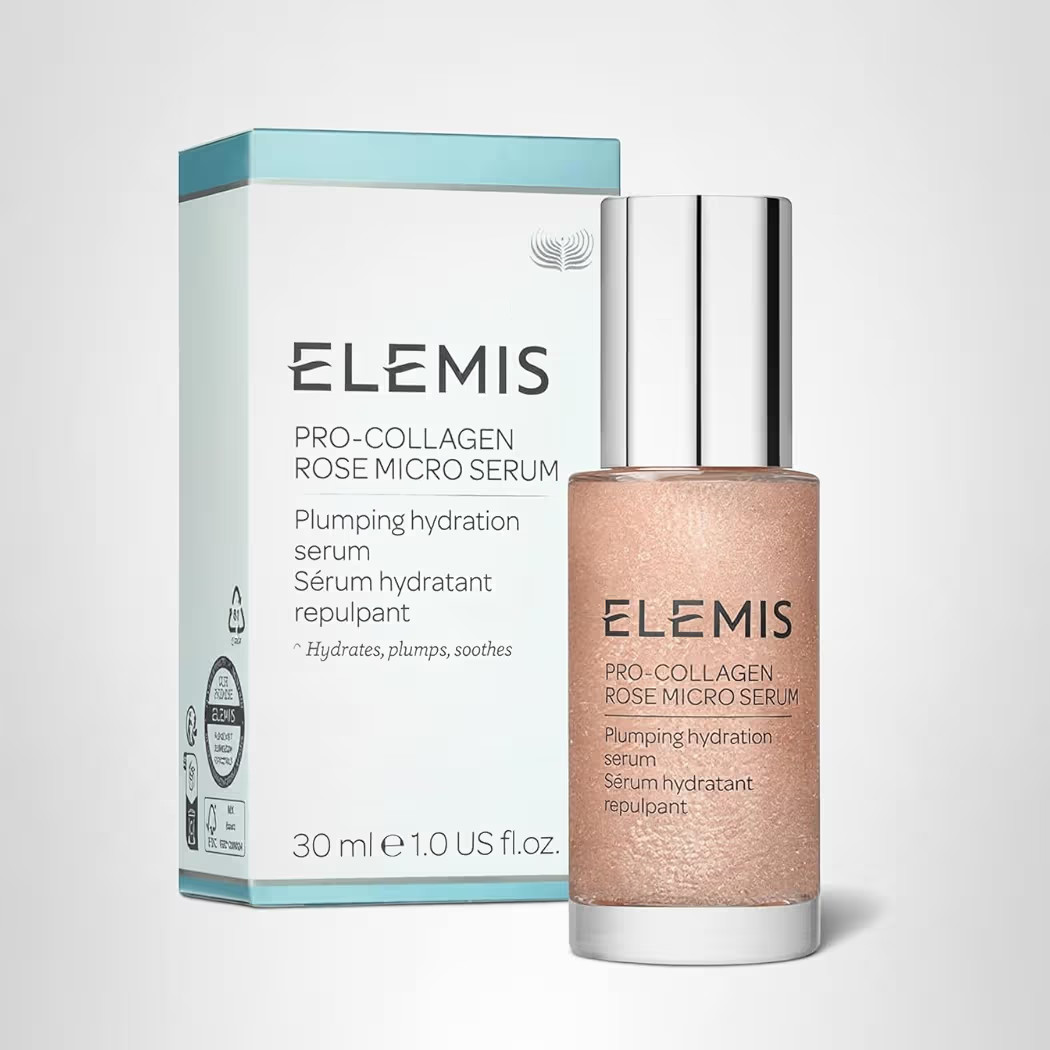 ELEMIS Pro-Collagen Rose Micro Serum | Hydration serum that plumps, soothes, and nourishes your s... | Amazon (US)