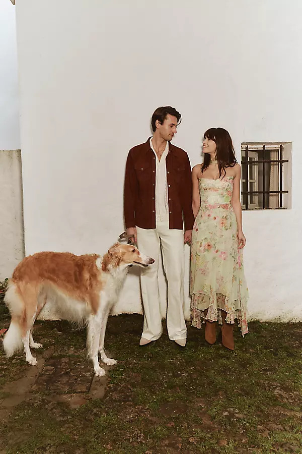 Montery Scarf Midi Dress | Anthropologie (US)