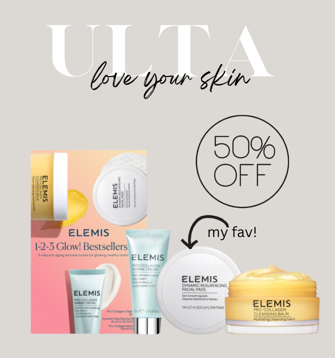 If you’ve been wanting to try Elemis, this best sellers kit is 50% off for the love your skin sale! The dynamic resurfacing pads are my FAV, I use them every morning. 

skincare routine
Morning skincare
Beauty on sale
Half off
Skincare kit


#LTKGiftGuide #LTKbeauty #LTKsalealert