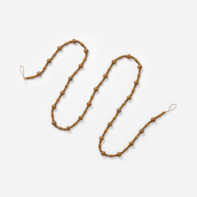 Wood Bead Decorative Garland - Threshold™ designed with Studio McGee | Target