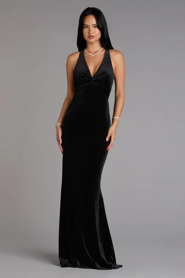 Vivienne Velvet Tie-Back Formal Dress | Windsor Stores