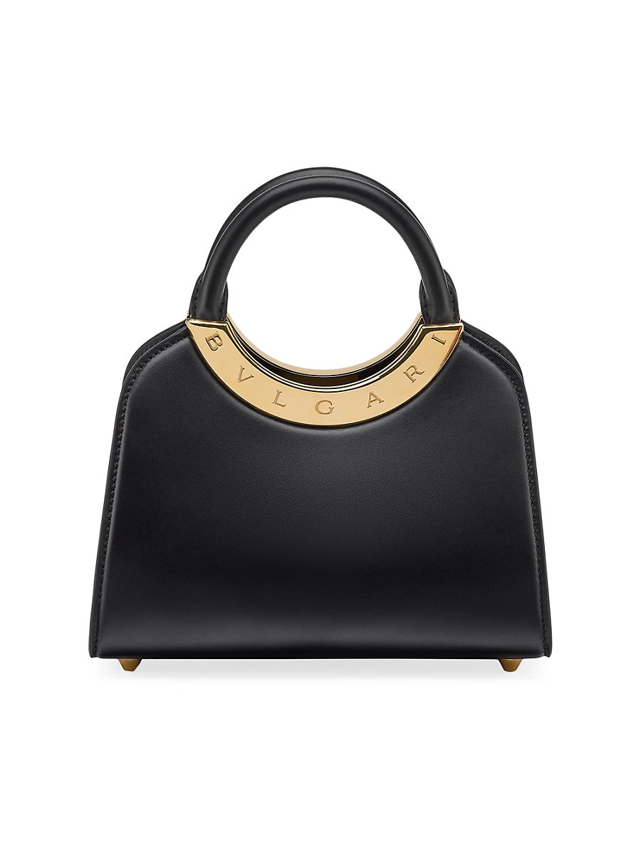 Women's Leather Top-Handle Bag - Black | Saks Fifth Avenue