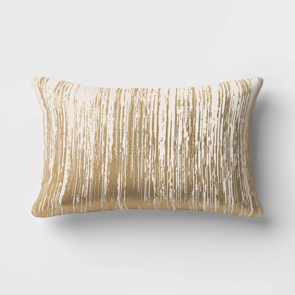 Metallic Lumbar Throw Pillow Gold - Threshold™ | Target