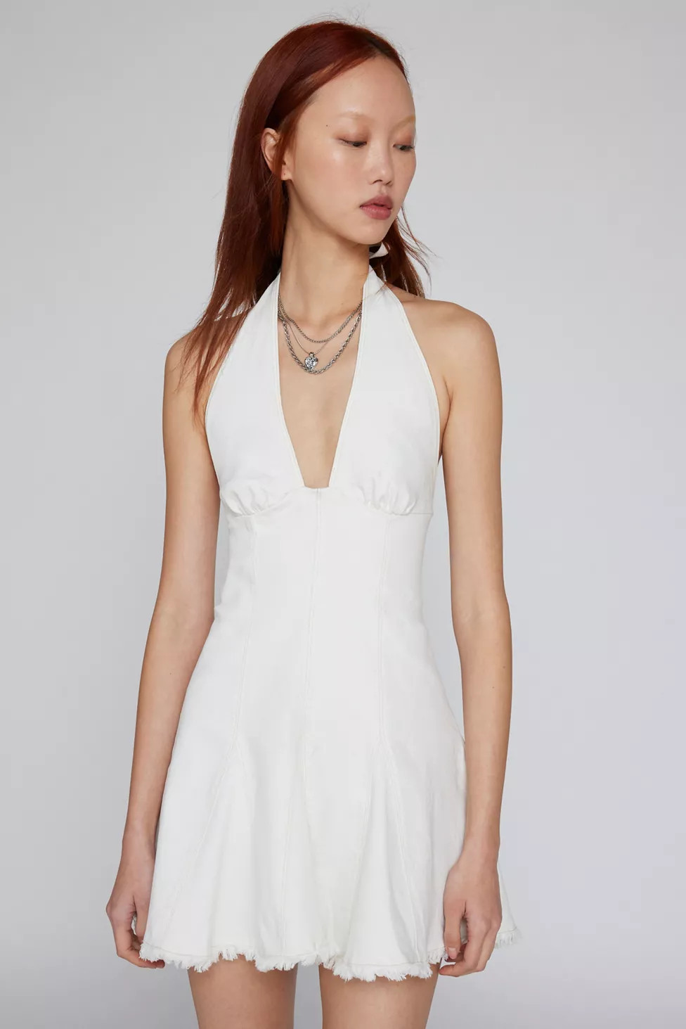 Kimchi Blue Hailey Halter Dress | Urban Outfitters (US and RoW)