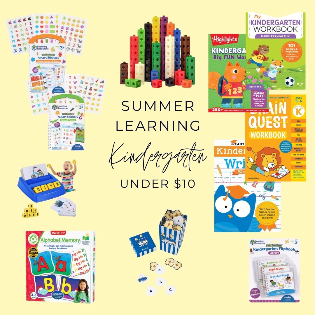 Summer learning resources for children entering kindergarten! #summerlearning #kindergarten #kindergartenlearning #kindergartenprep #learningresources

#LTKmomlife #LTKKids #LTKSeasonal