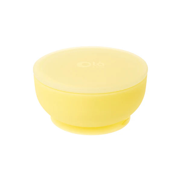 Silicone Suction Bowl with Lid | Olababy