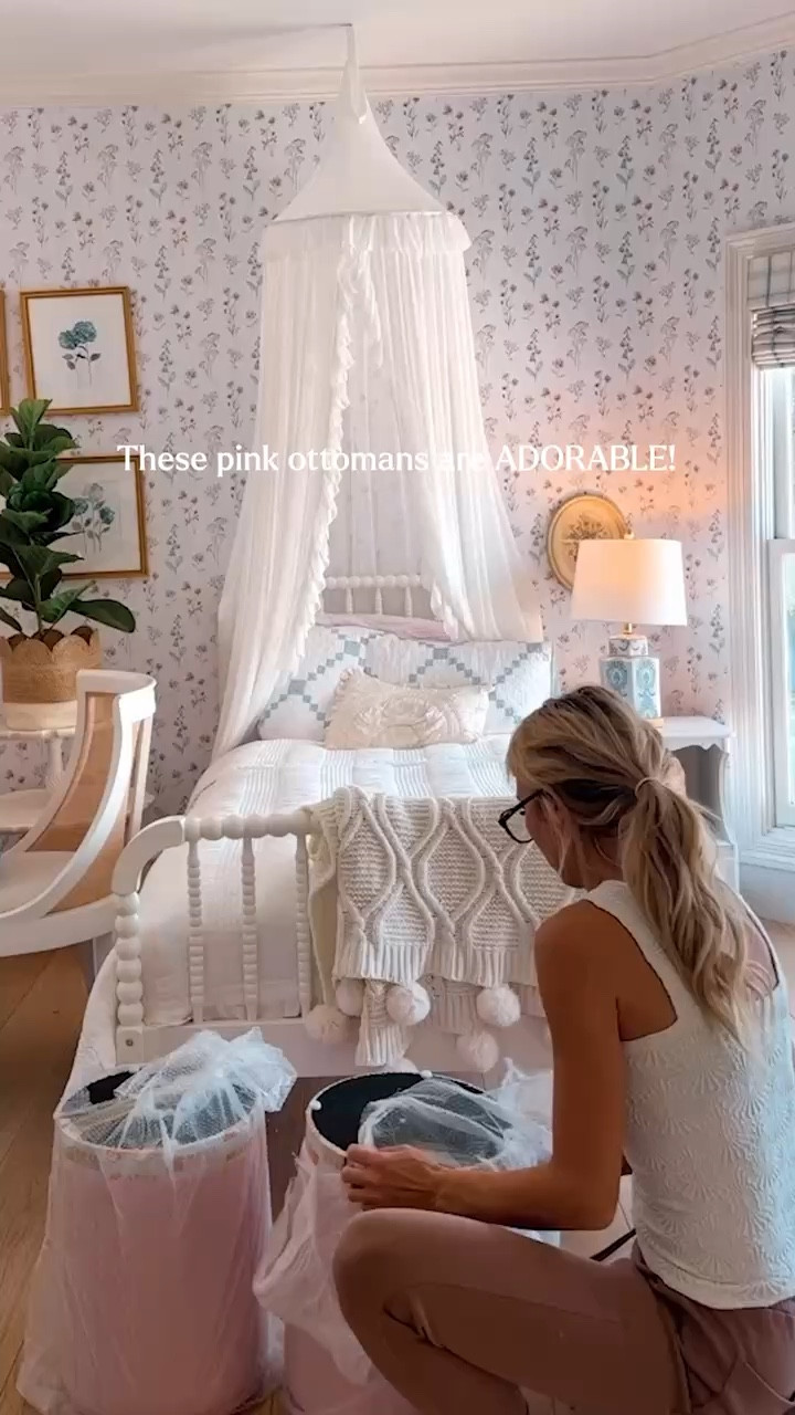 Add a pop of color and cozy charm to any girl’s room with these must-have pink ottomans from Amazon – perfect for extra seating or a stylish accent!

#LTKHome #LTKKids