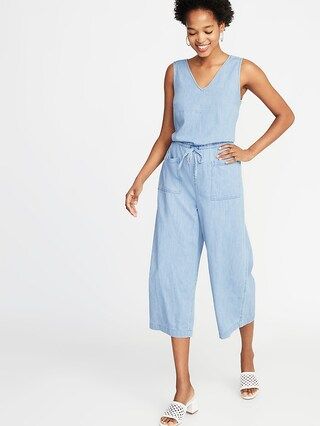 Sleeveless V-Neck Utility Jumpsuit for Women  | Old Navy | Old Navy CA