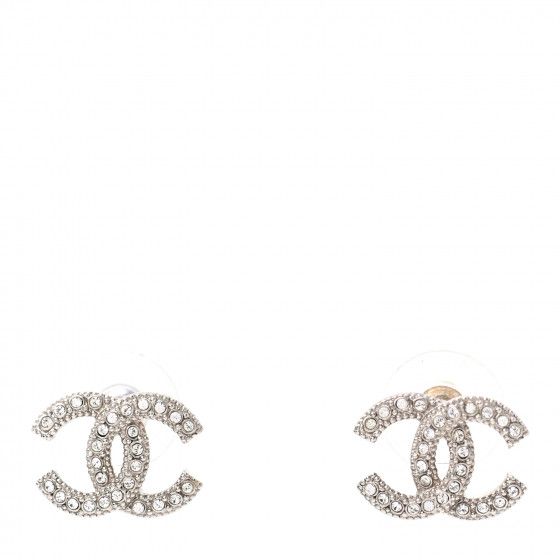 CHANEL

Crystal CC Coco Flapper Earrings Silver | Fashionphile