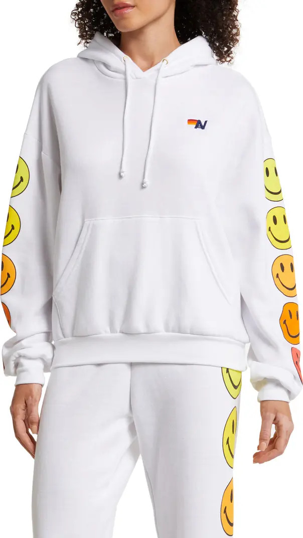 Smiley Graphic Hoodie | Nordstrom