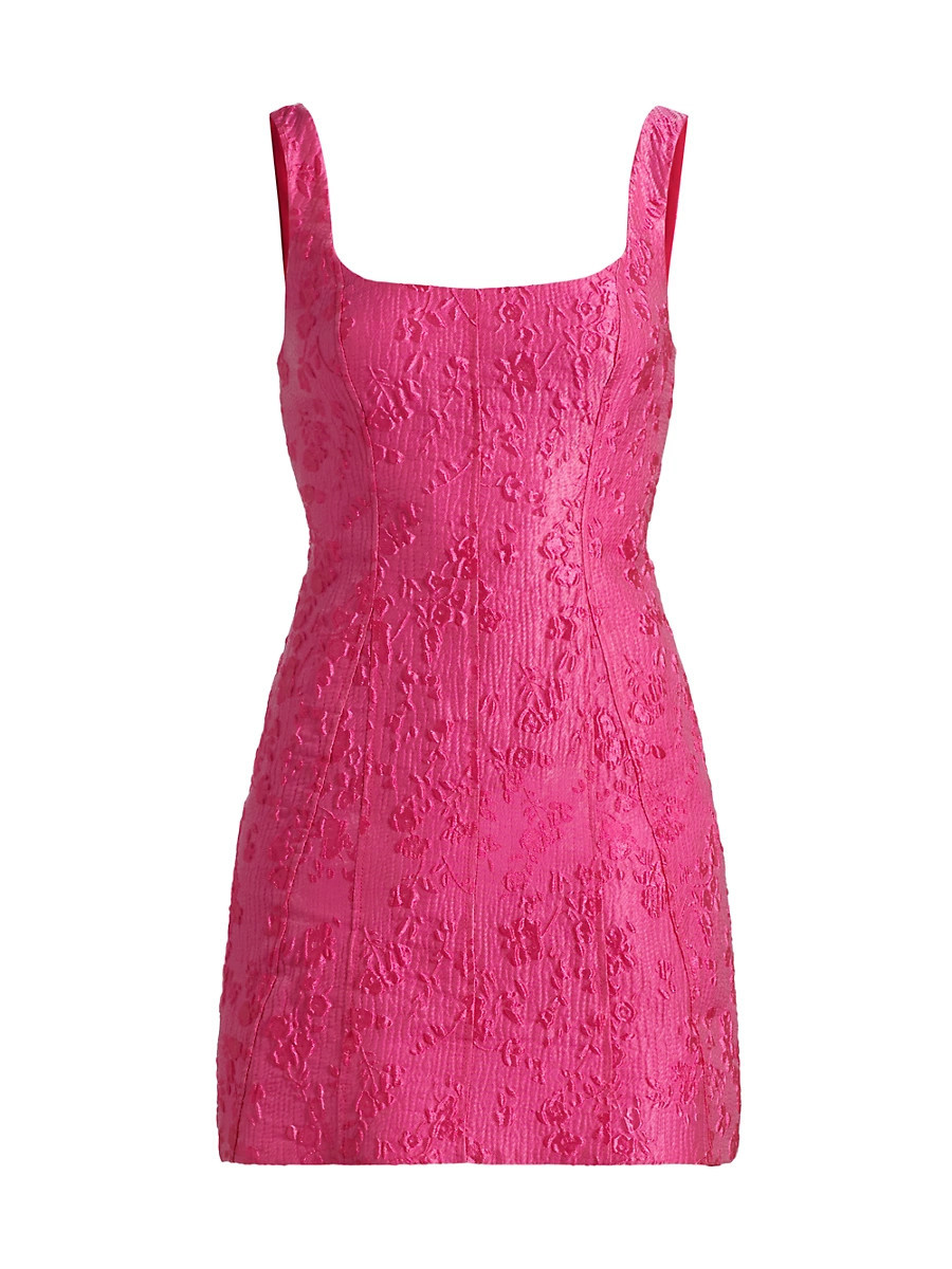 Women's Annette Jacquard Minidress - Fuchsia Rose - Size Medium | Saks Fifth Avenue