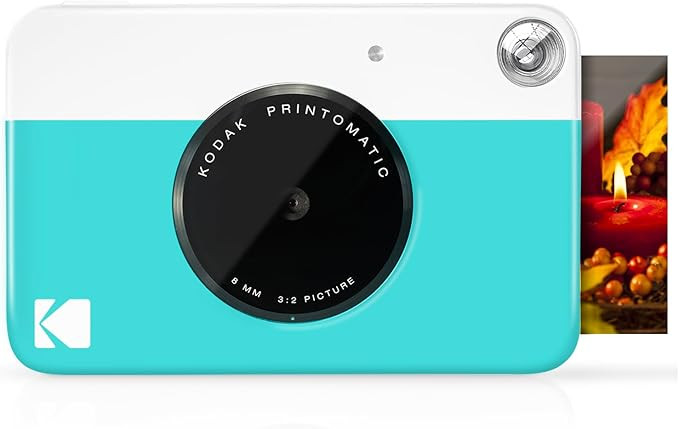 KODAK Printomatic Digital Instant Print Camera - Full Color Prints On ZINK 2x3" Sticky-Backed Pho... | Amazon (US)