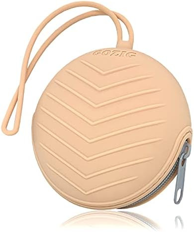 GOZIG Pacifier Holder Case, Update Silicone Protective Cover for Pacifier Storage (Orange) | Amazon (US)