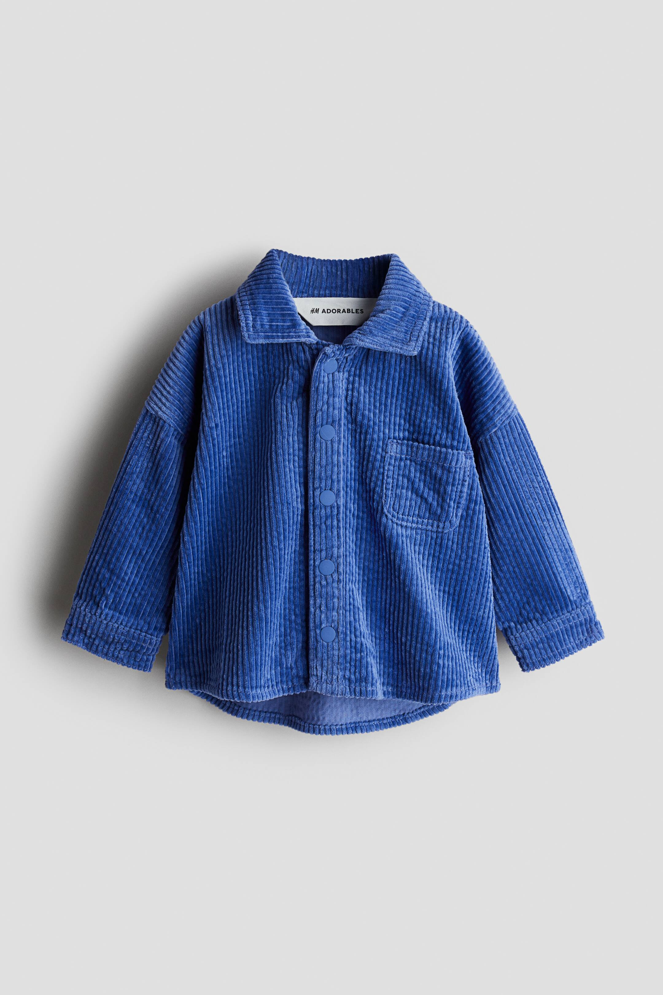 Overshirt aus Baumwollcord - Knallblau - Kids | H&M AT | H&M (DE, AT, CH, NL, FI)