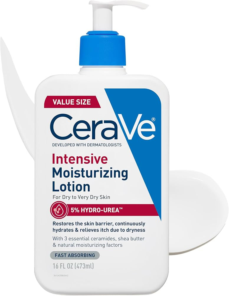 CeraVe Intensive Moisturizing Lotion, Hydro-Urea + Shea Butter, Body Lotion For Dry Skin, Relieve... | Amazon (US)