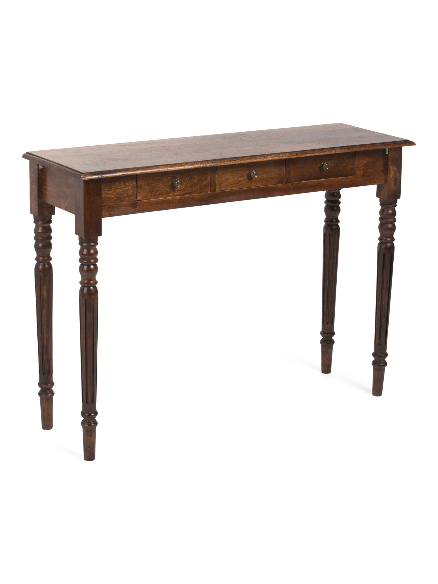 43x14x31.5 Solid Wood 3 Drawer Console Table | TJ Maxx