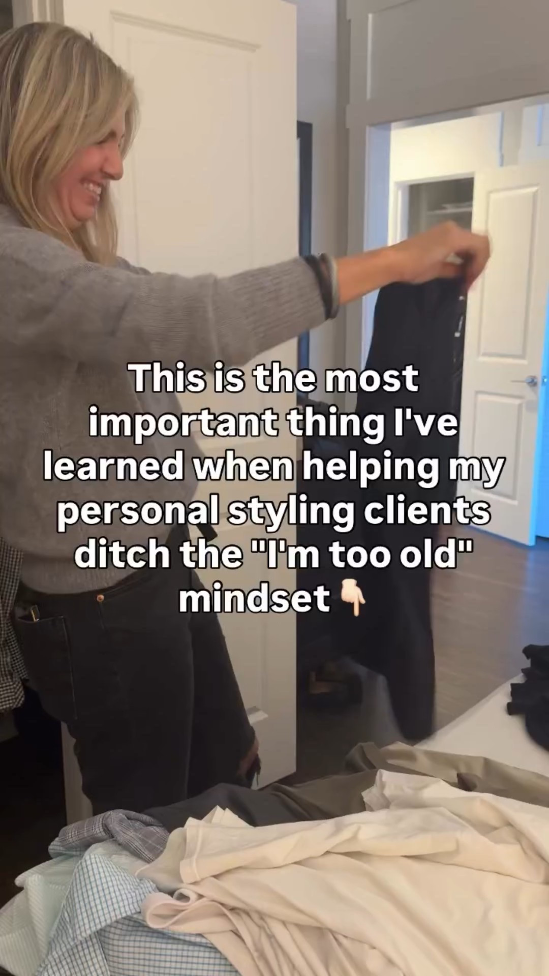 “I’m too old to wear that.” 

We hear it all the time, but here’s the truth: Style doesn’t have an expiration date. 

One of the most important things we’ve learned when helping clients ditch the “too old” mindset is that age isn’t the issue—confidence is. 

💡 Confidence comes from wearing clothes that reflect you today. 
💡 It’s about embracing timeless wardrobe staples and sprinkling in trends that feel authentic. 
💡 It’s choosing fit, fabrics, and accessories that support how you want to show up in the world. 

Age isn’t a limit—it’s an asset. You’ve earned your confidence, so let’s style it to match. - DM us if you’re ready to love your wardrobe at every age. Let’s create outfits that feel effortless and you.