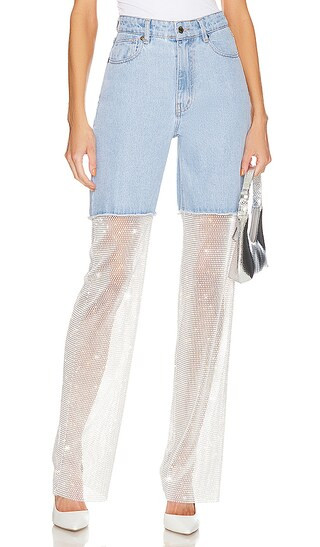 Sparkle Jeans in Light Blue | Revolve Clothing (Global)