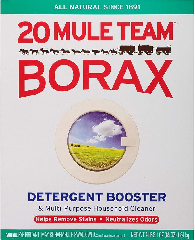 Borax 20 Mule Team Detergent Booster, 65 onzas (4 libras) | Amazon (US)
