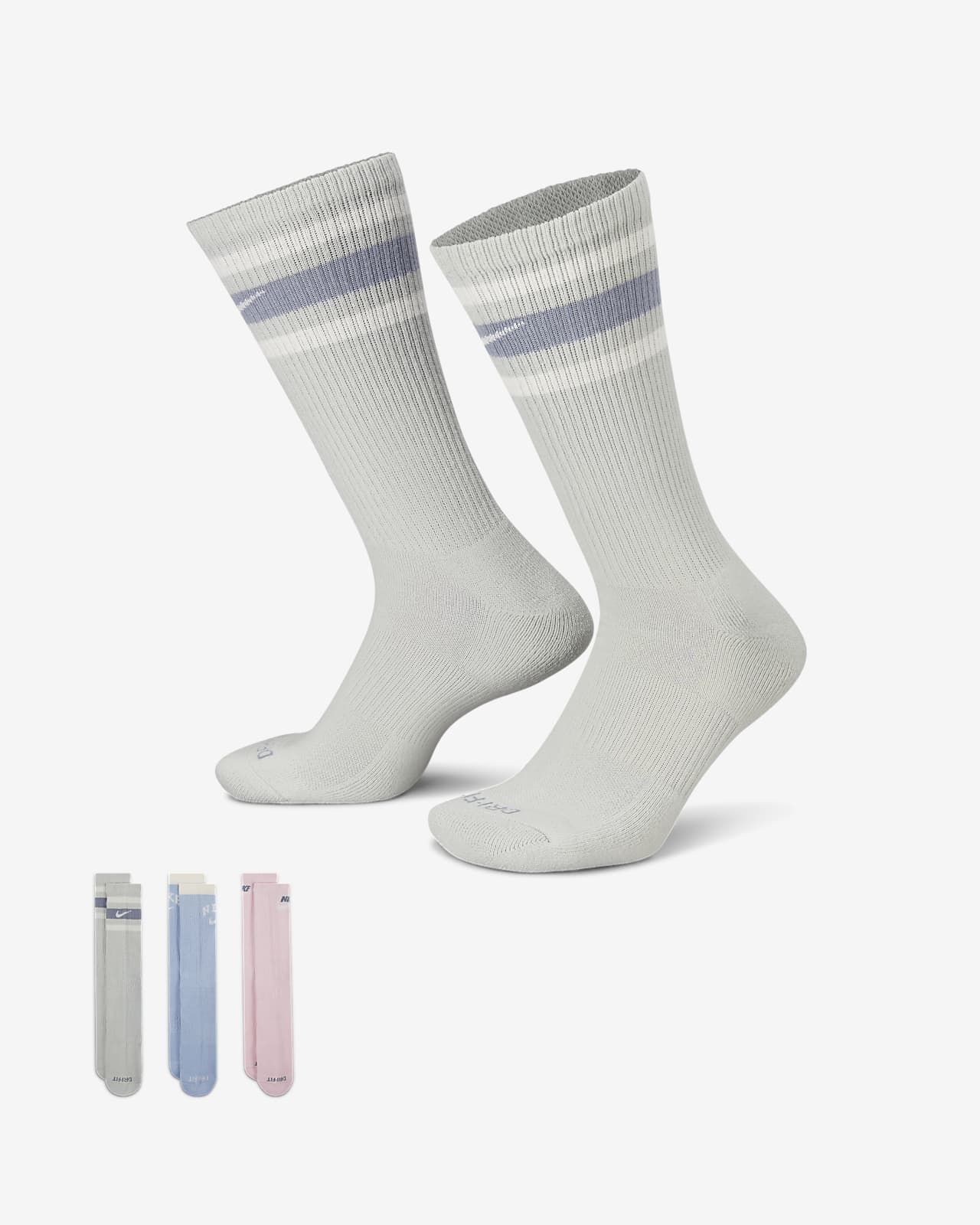 Cushioned Crew Socks (3 Pairs) | Nike (US)