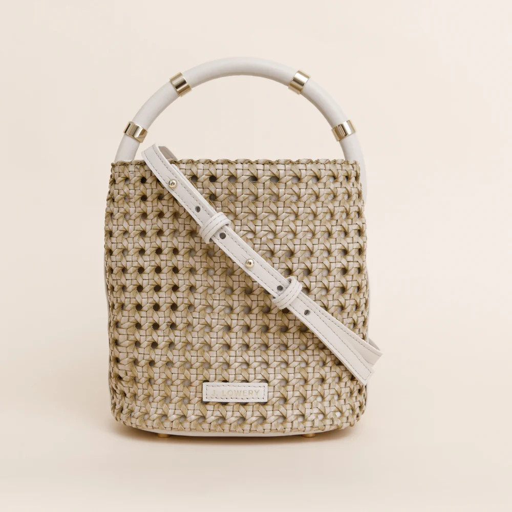 J. LOWERY MAX MINI Bucket Bag | Natural Cane | J. LOWERY
