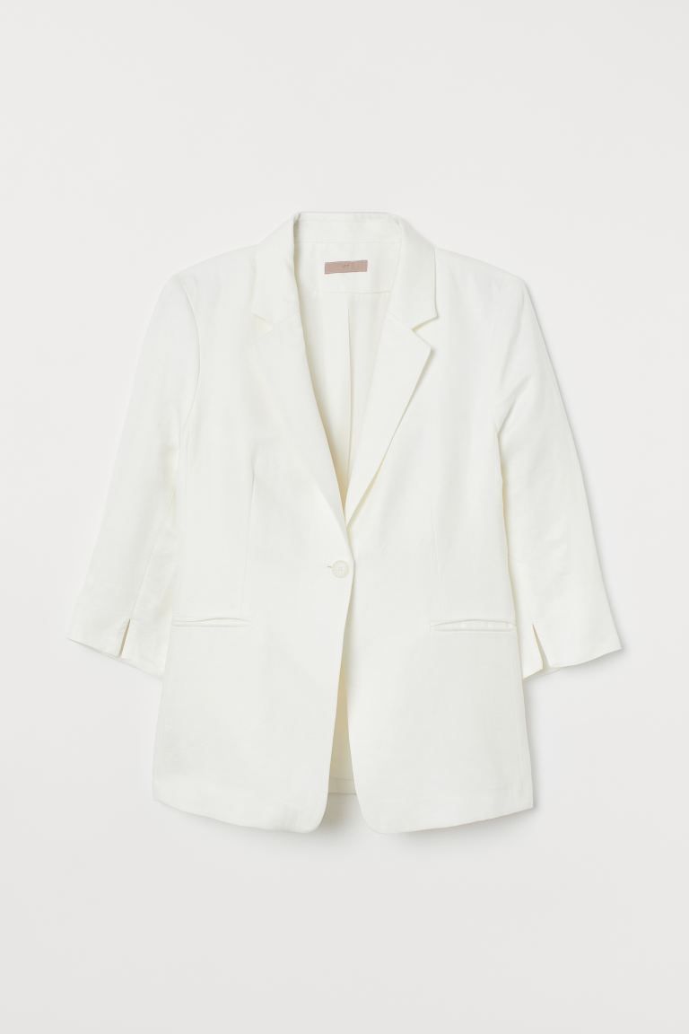 H&M+ Linen-blend Jacket | H&M (US)