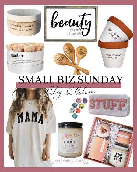 Small Biz Sunday: Mothers Day Edition 💐 

It’s never too early to shop for Mom… and these are some of my favourite gift ideas,  while shopping small! Everything from super affordable & personalized pieces, spa sets, skincare, fashion & more! Check out my ‘Gift Guide’ collection for more of my favourites!💫

#LTKstyletip #LTKGiftGuide #LTKhome