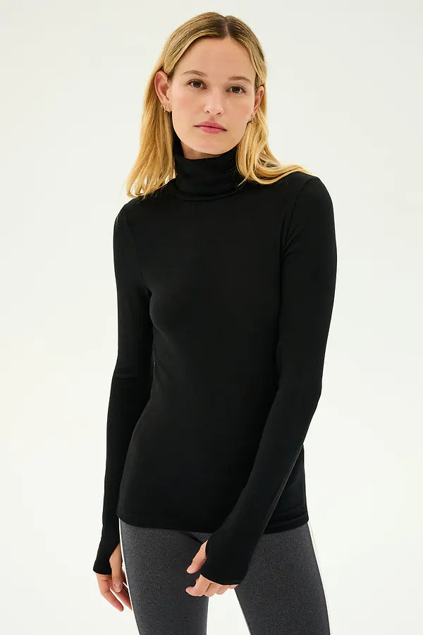 Jackson Rib Full Length Turtleneck | Splits59.com