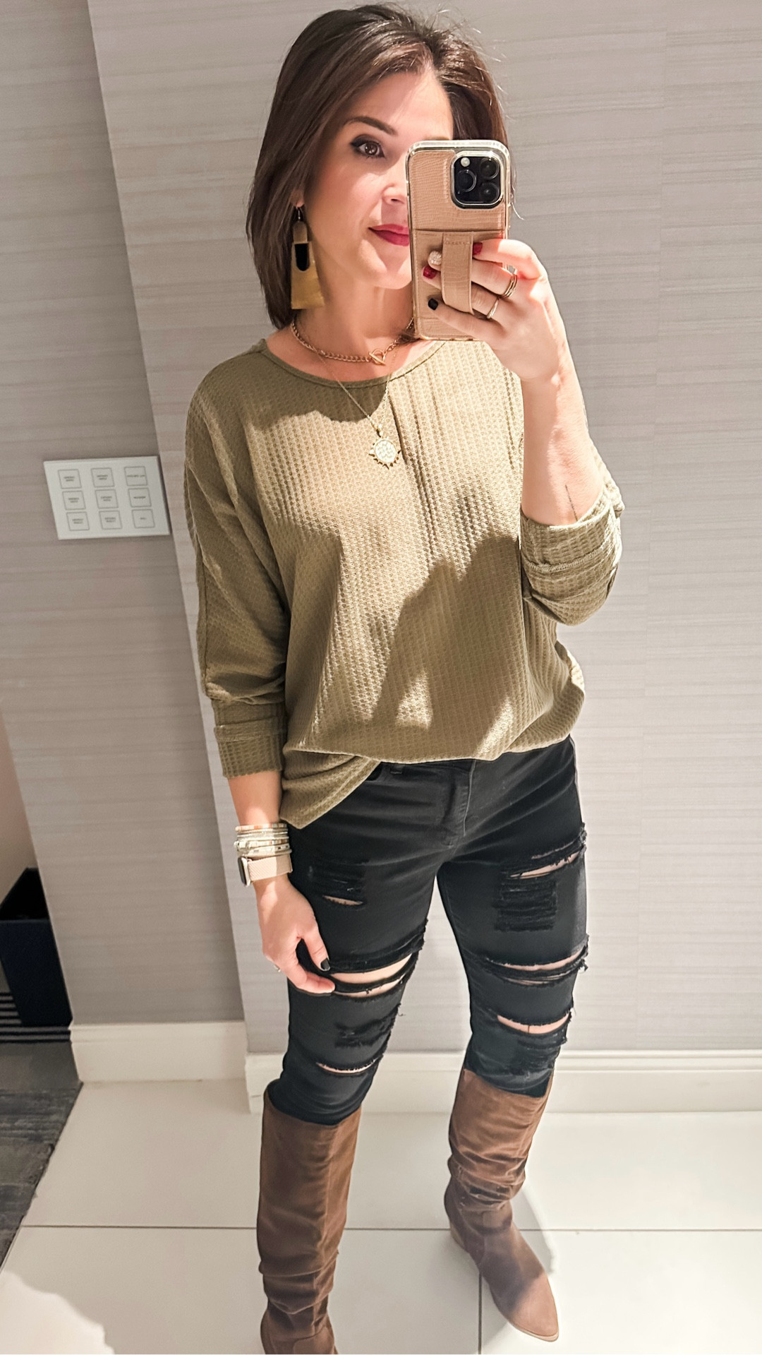 Vacation day one! 
Spending the evening exploring the hotel. I am loving this blouse! Cute and sexy  

#LTKOver40 #LTKvlog #LTKgrwm