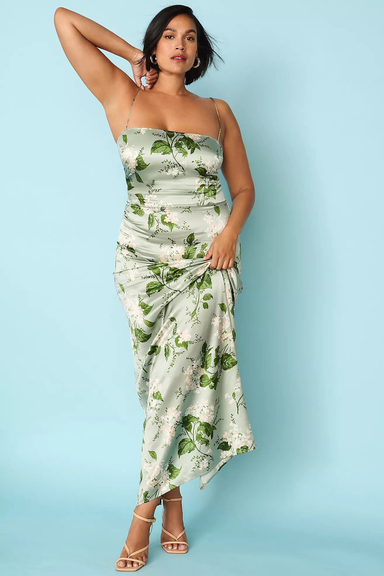 Reformation Frankie Silk Maxi Dress | Anthropologie (US)