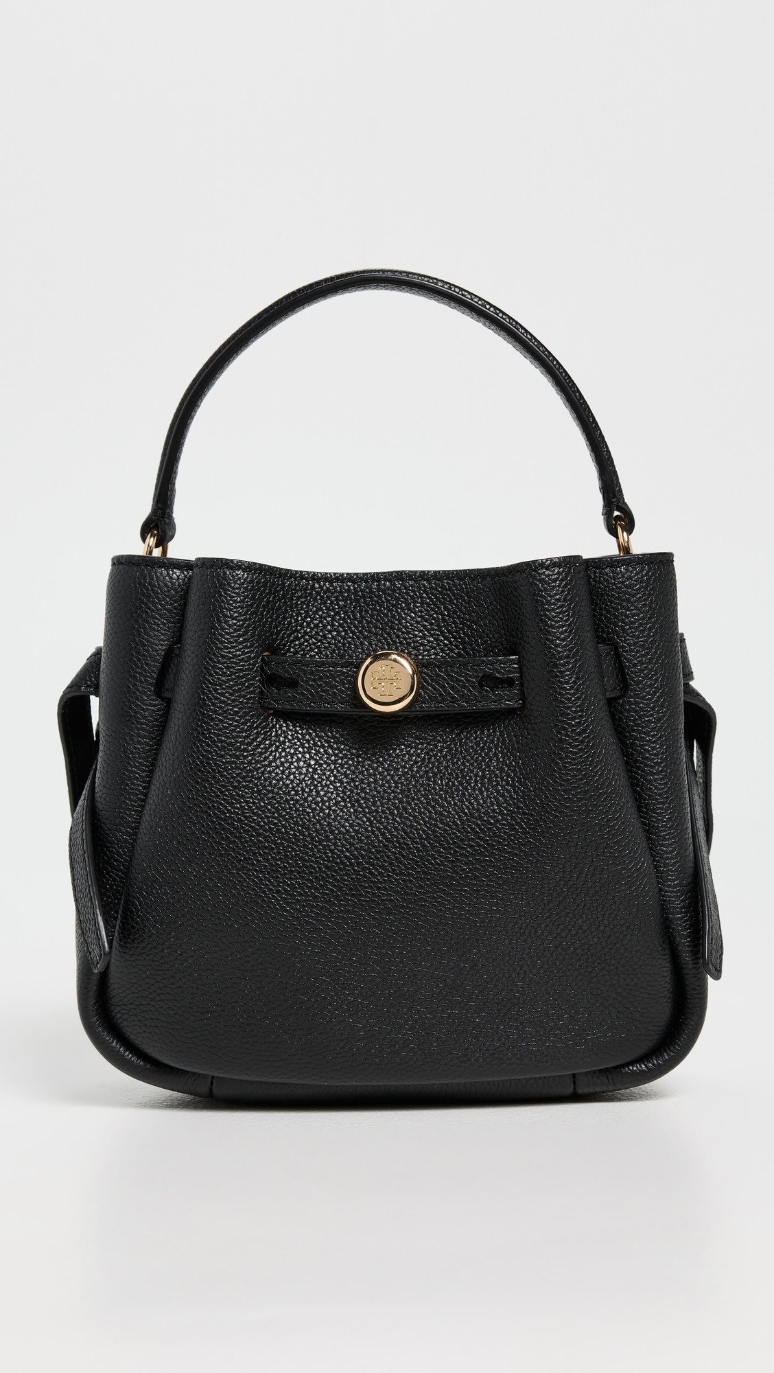 Tory Burch Romy Mini Bucket Bag Black One Size | Shopbop