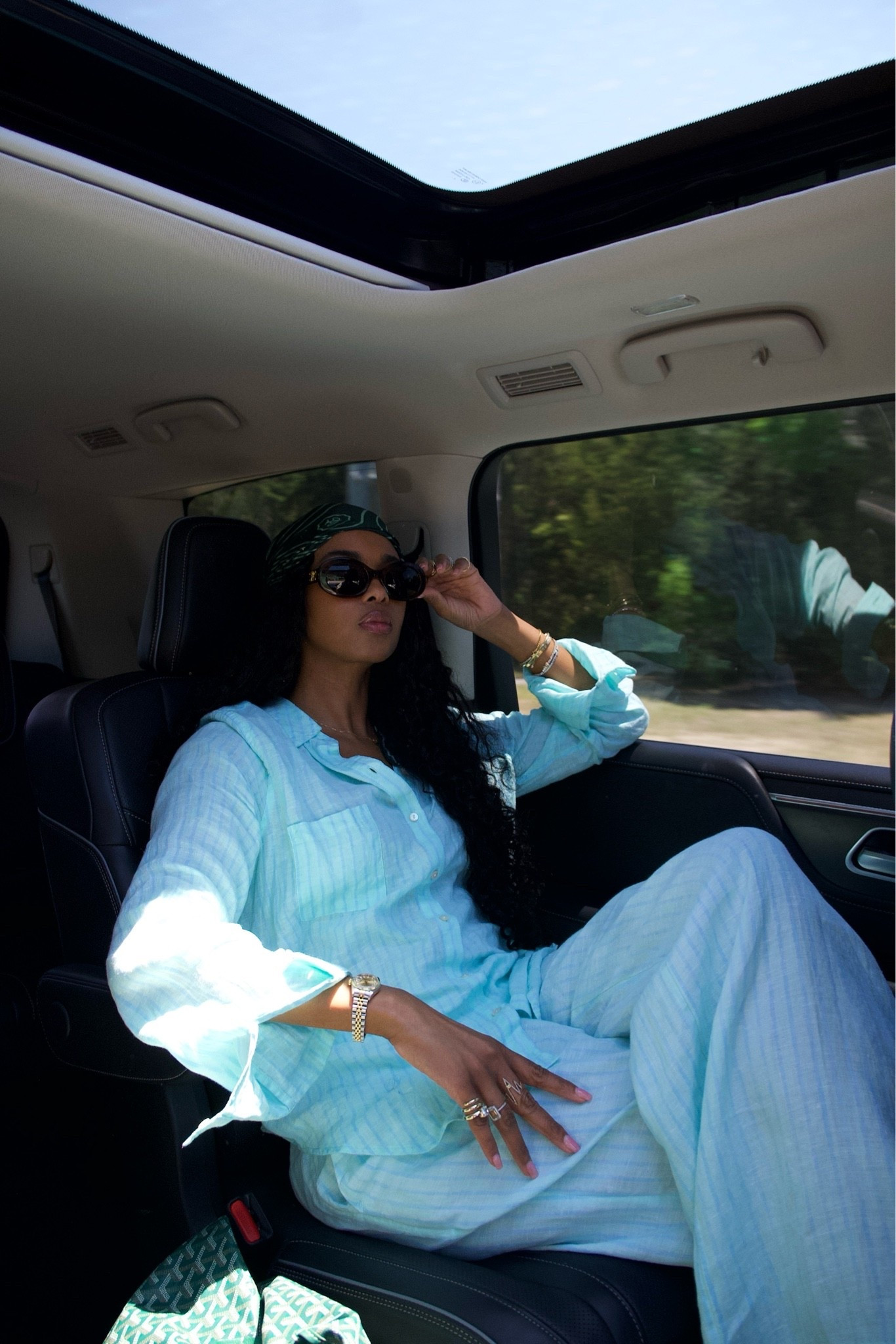 Perfect linen set 🩵

#LTKootd #LTKSeasonal #LTKdayinmylife