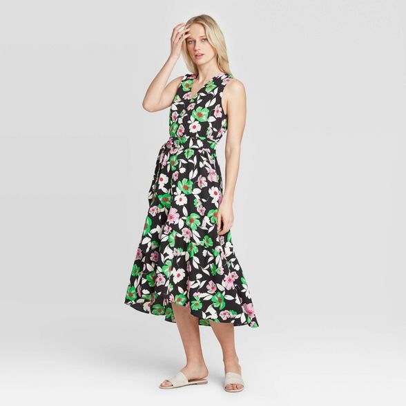 Women's Floral Print Sleeveless Dress - Who What Wear™ | Target