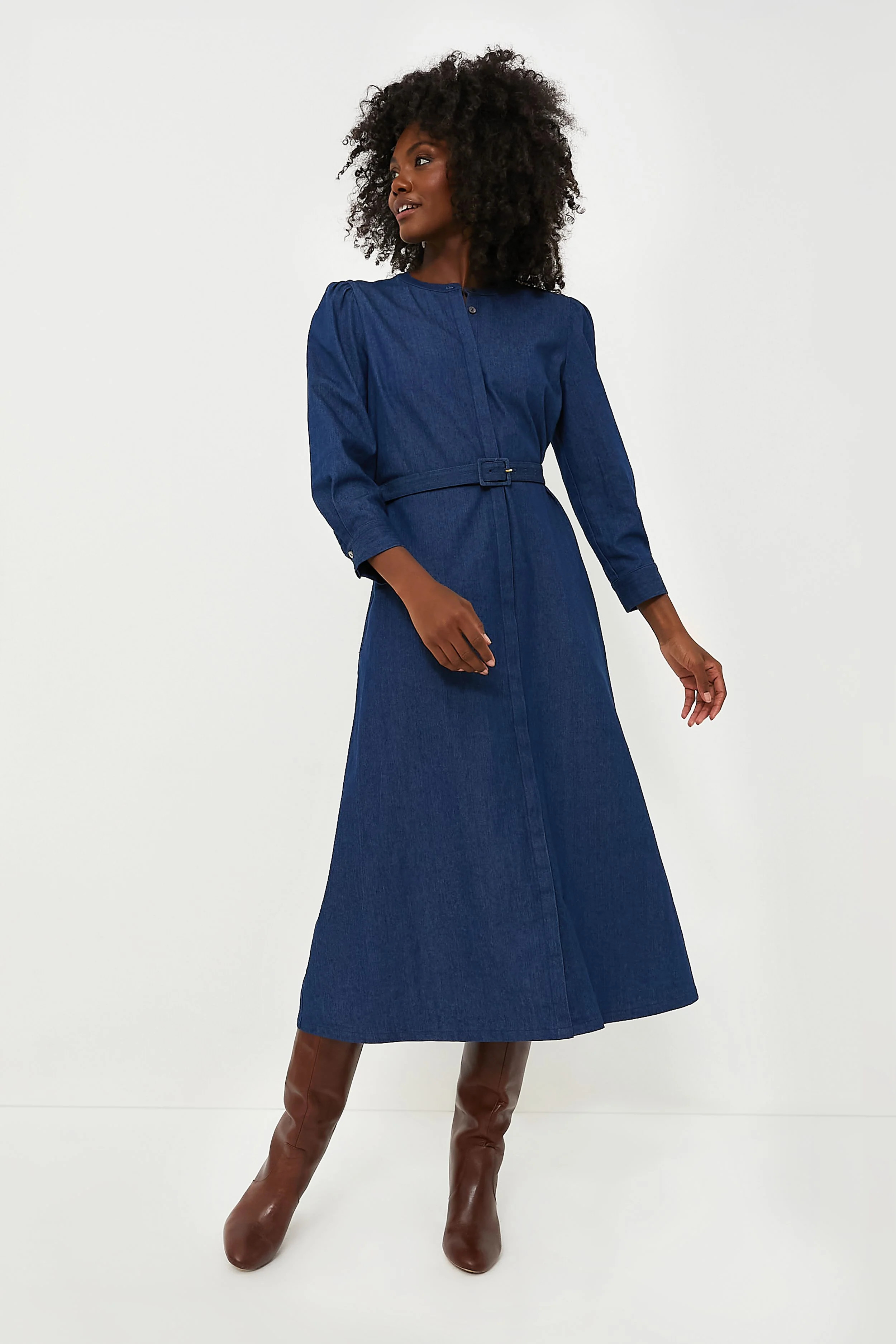 Deep Denim Catherine Dress | Tuckernuck (US)