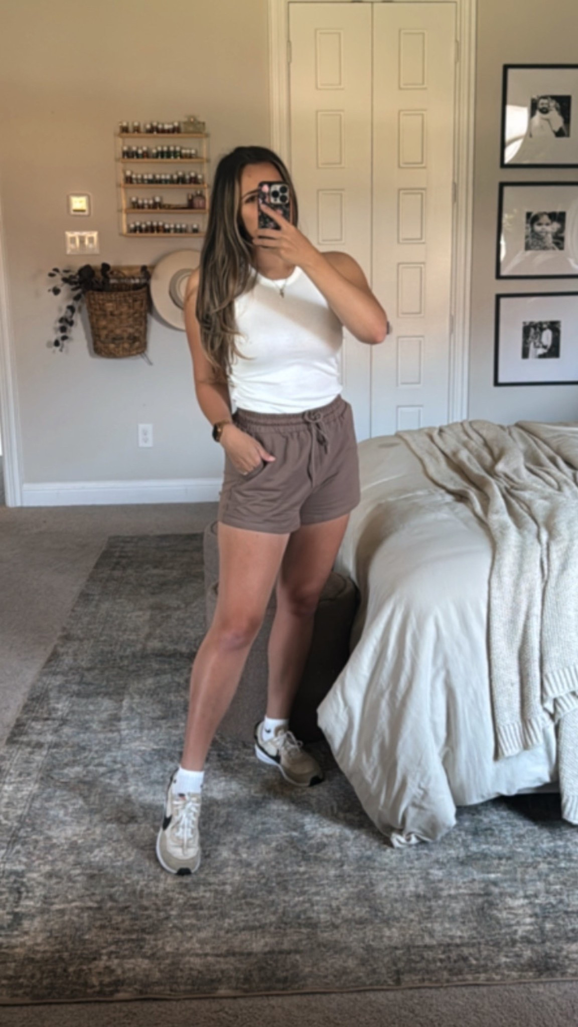 Amazon sweat shorts // casual outfit // target tank top // athleisure 

#LTKStyleTip #LTKFindsUnder50