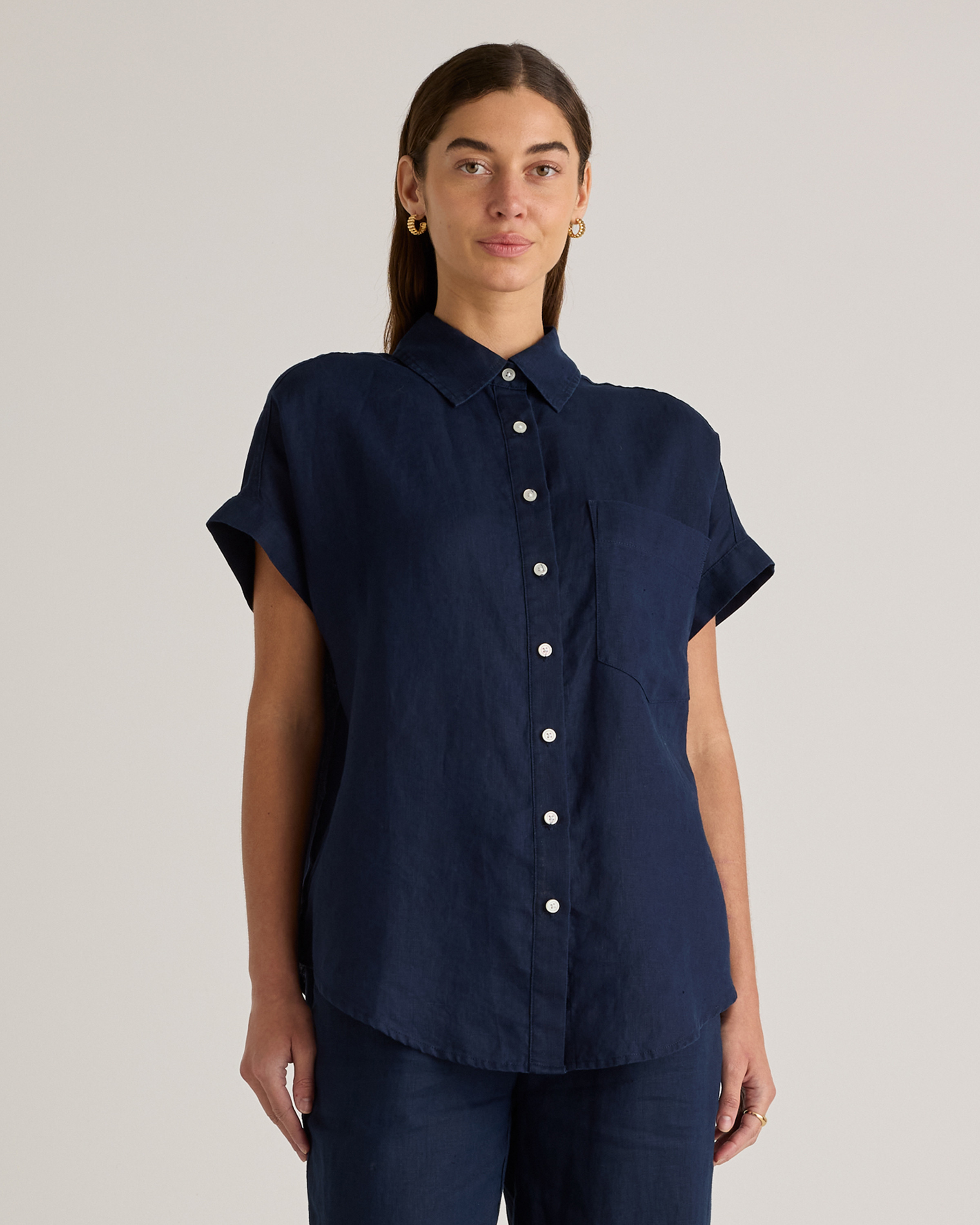 100% European Linen Camp Shirt | Quince