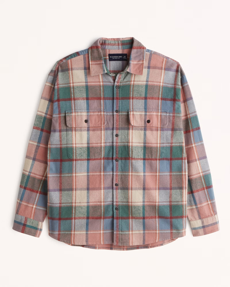 90s Oversized Flannel | Abercrombie & Fitch (US)