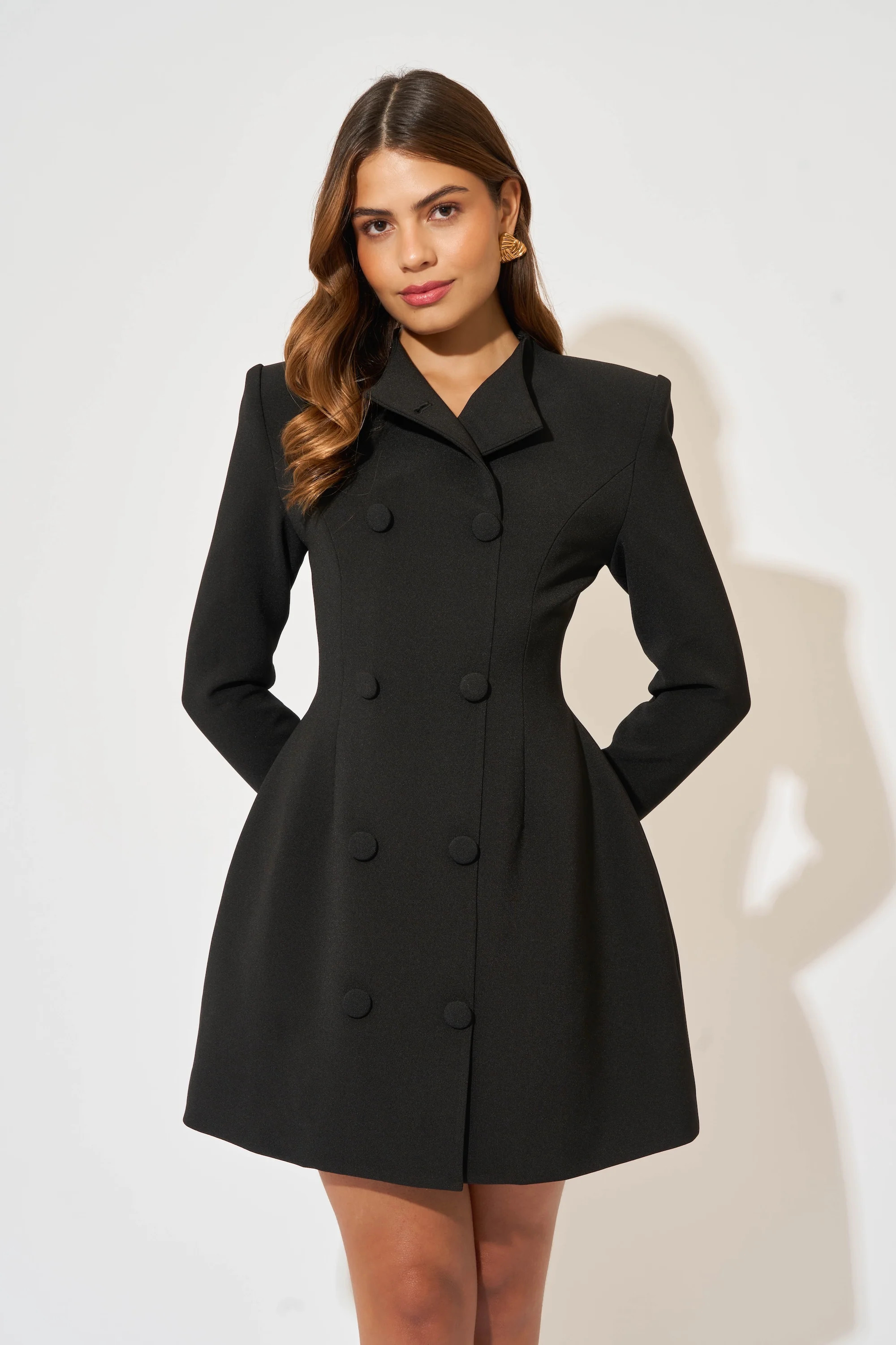 Button Mini Dress | Odd Muse