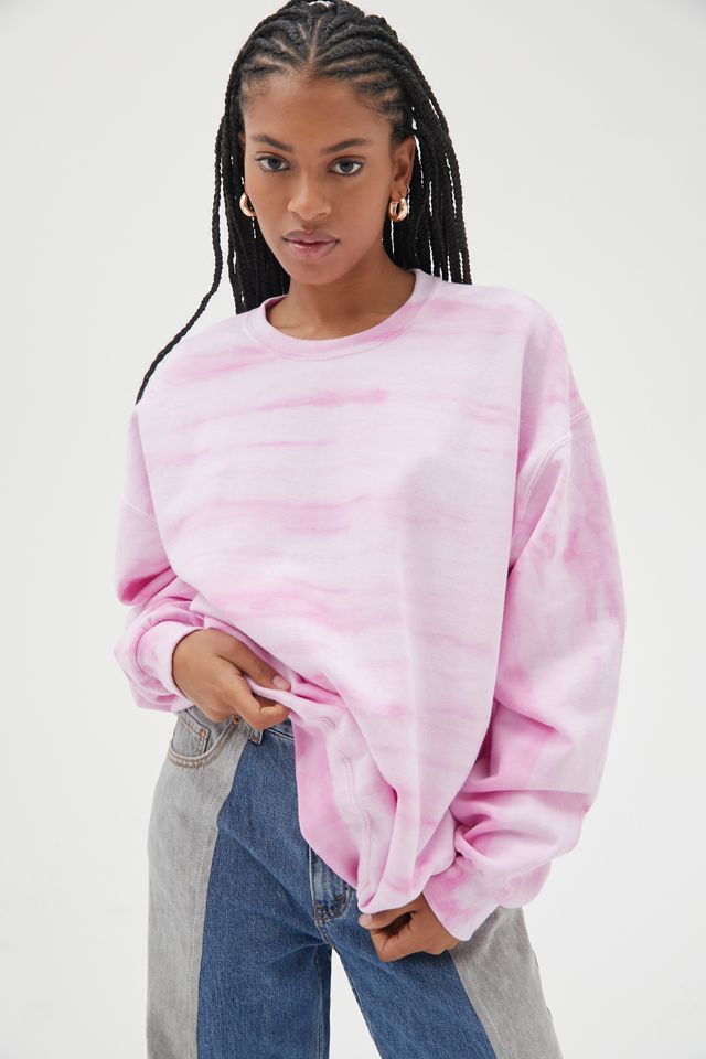 Urban Renewal Recycled Beach Tides Tie-Dye Crew Neck Sweatshirt | Urban Outfitters (US and RoW)
