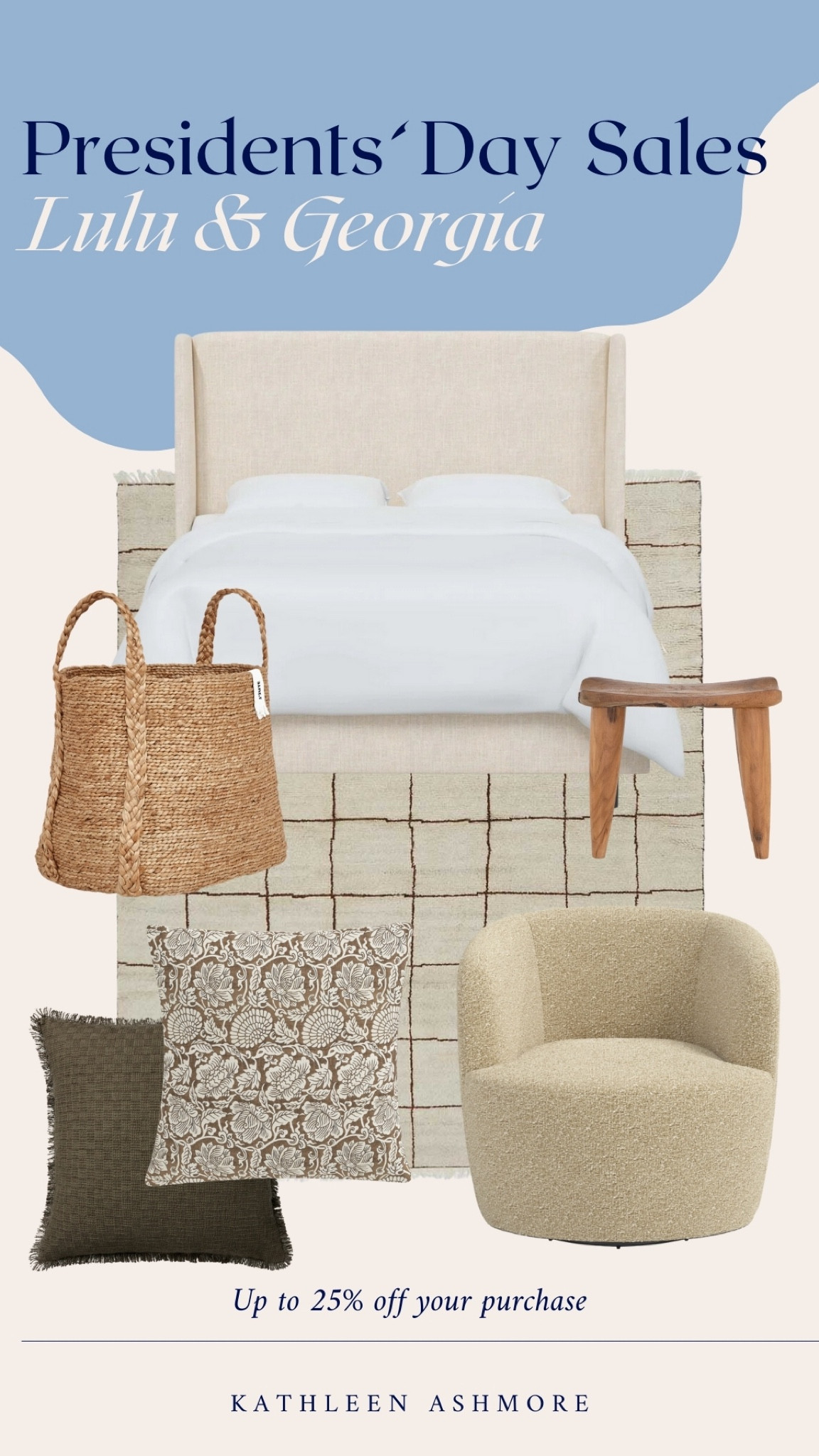 Save up to 25% on your Lulu & Georgia purchase during their Presidents’ Day sale! Definitely going to be stocking up on some items for the new house 😍

#LTKsalealert #LTKhome #LTKSeasonal